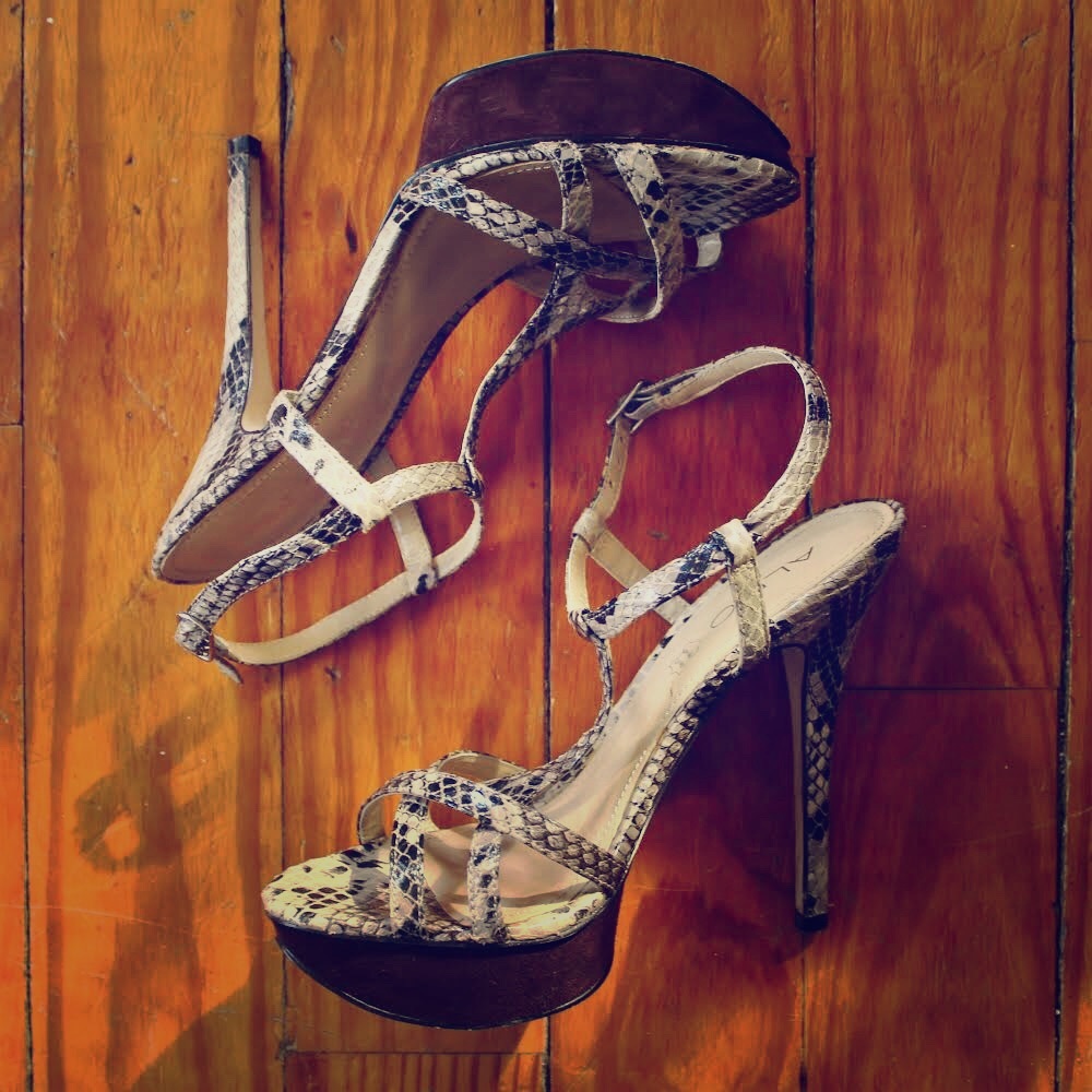 Snakeskin Aldo Heels